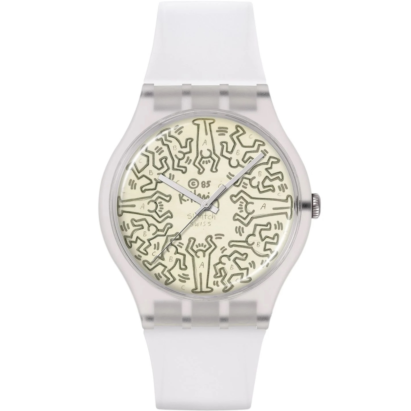 SWATCH Originals From The Archive 41mm White Silicone Strap SO29Z145 - 