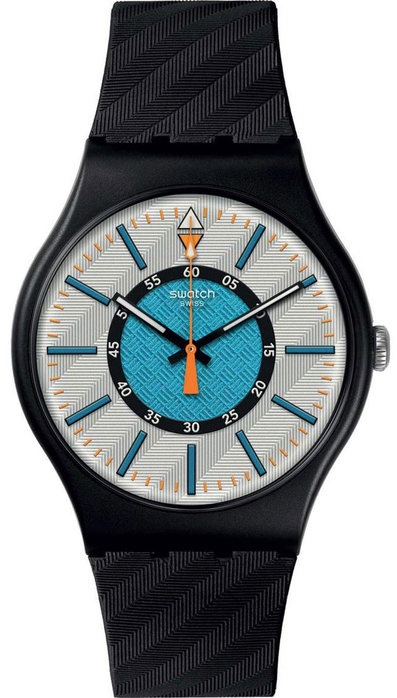 SWATCH Power Of Nature Good To Gorp 41mm Black Silicon Strap SO32B119 - 