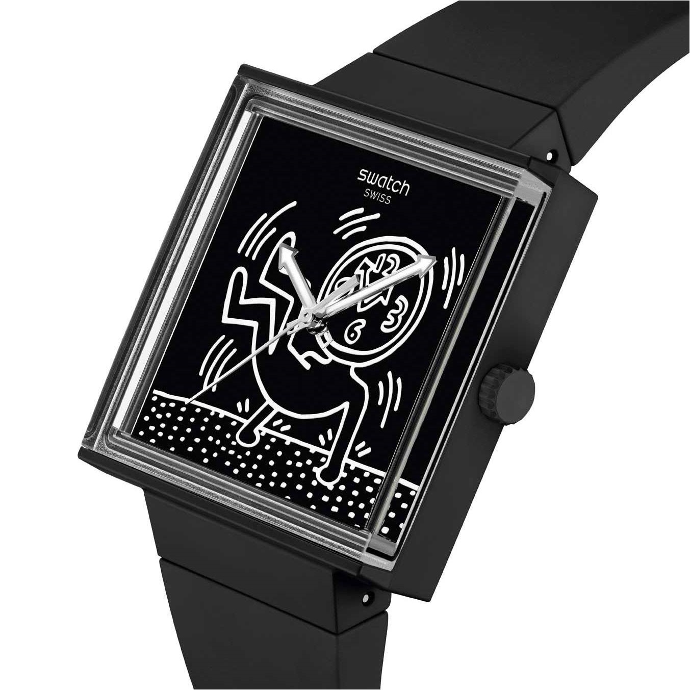 SWATCH Bioceramic Break Loose 41.8mm Black Biosourced Strap SO34Z103 - 