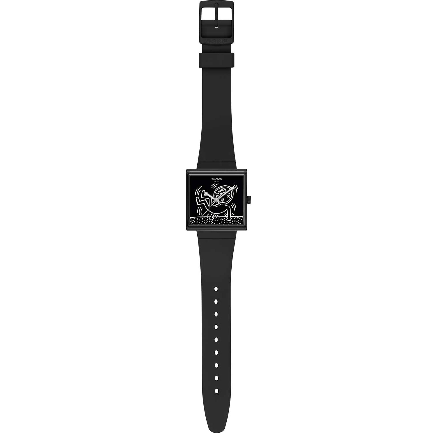 SWATCH Bioceramic Break Loose 41.8mm Black Biosourced Strap SO34Z103 - 3