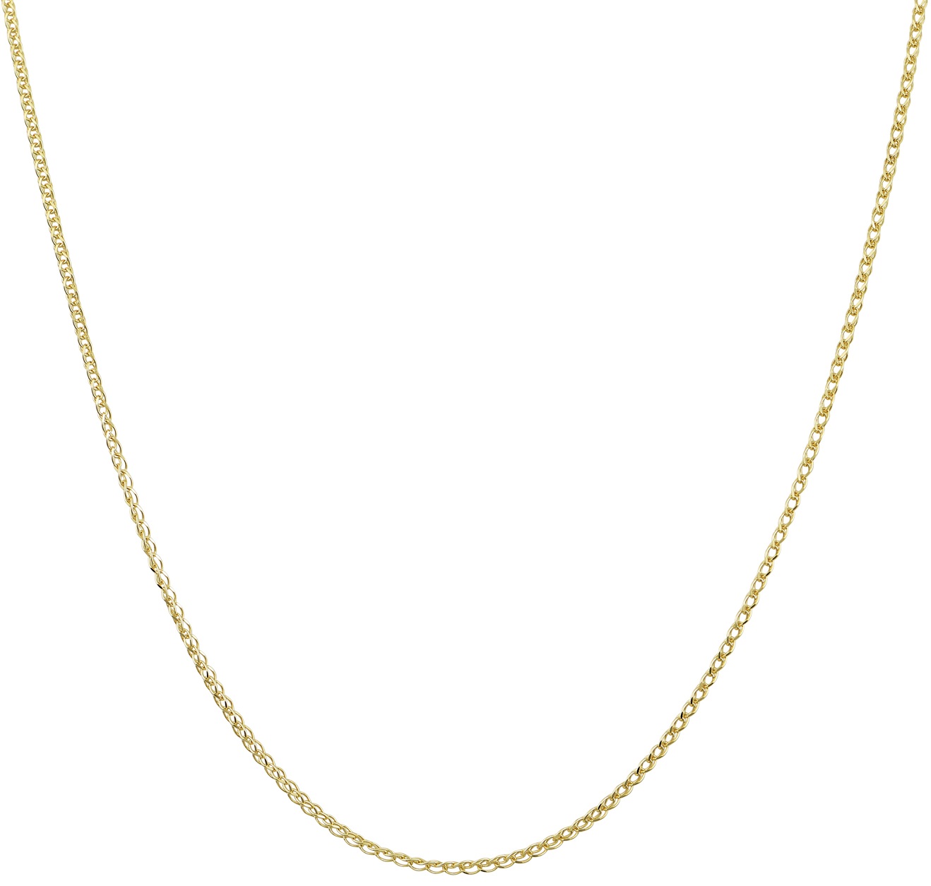 ΑΛΥΣΙΔΑ Σπίγγα Light #1 Κ14 50cm Κίτρινο Χρυσό SPA020Y-K14.50 - 1