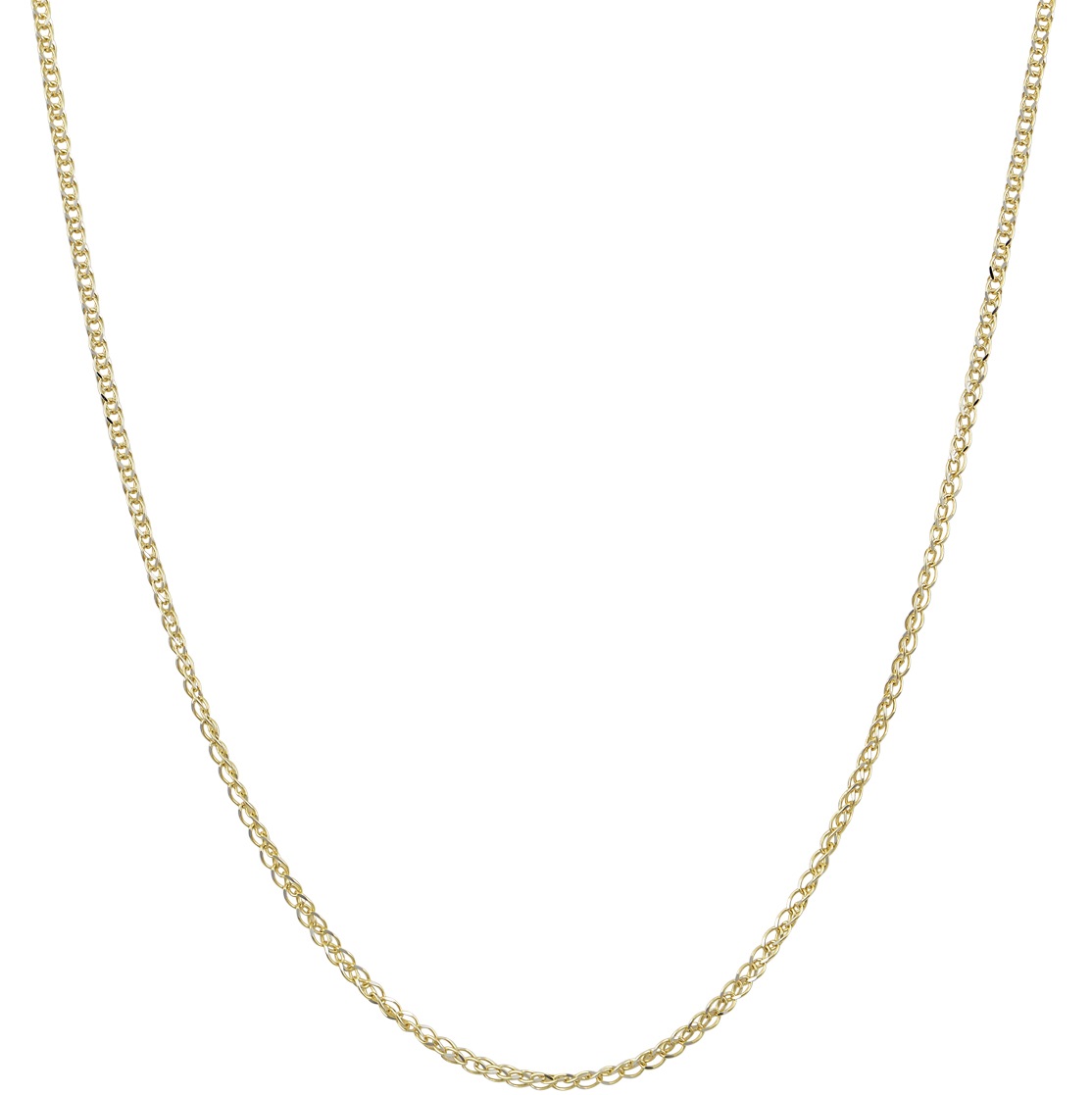 ΑΛΥΣΙΔΑ Σπίγγα Light #1 Κ14 40cm Κίτρινο & Λευκό Χρυσό SPA020YW-K14.40 - 1