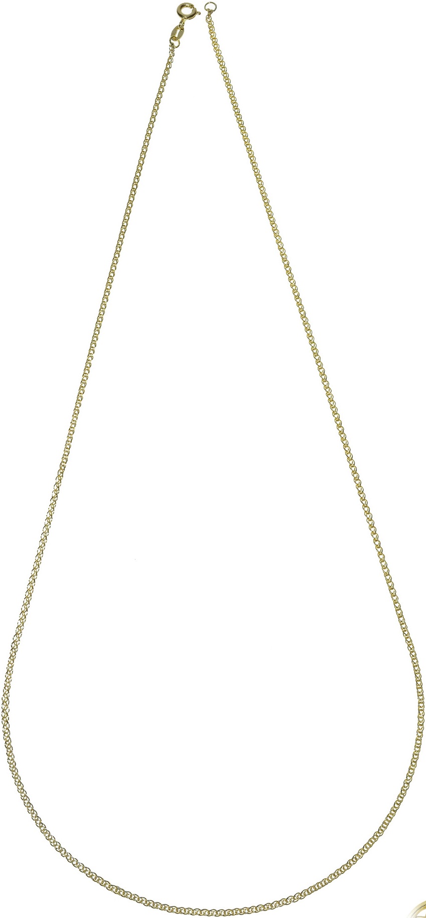 ΑΛΥΣΙΔΑ Spiga Long #1 14Κ 50cm Κίτρινο & Λευκό Χρυσό SPA25D-50 - 2