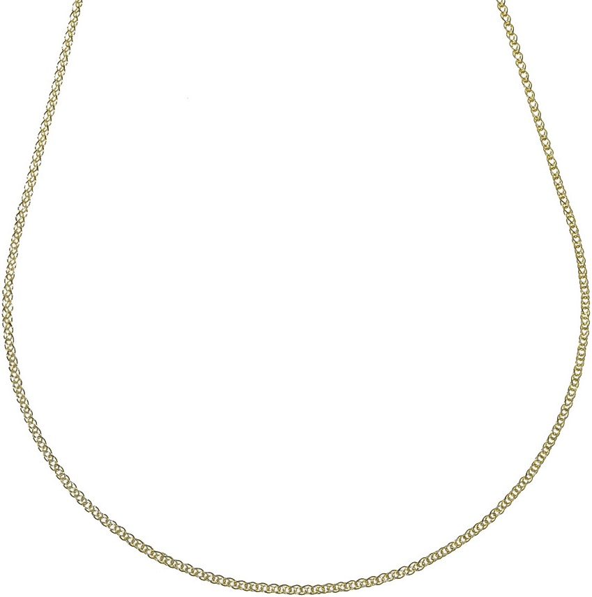 ΑΛΥΣΙΔΑ Spiga Long #1 14Κ 50cm Κίτρινο & Λευκό Χρυσό SPA25D-50 - 3