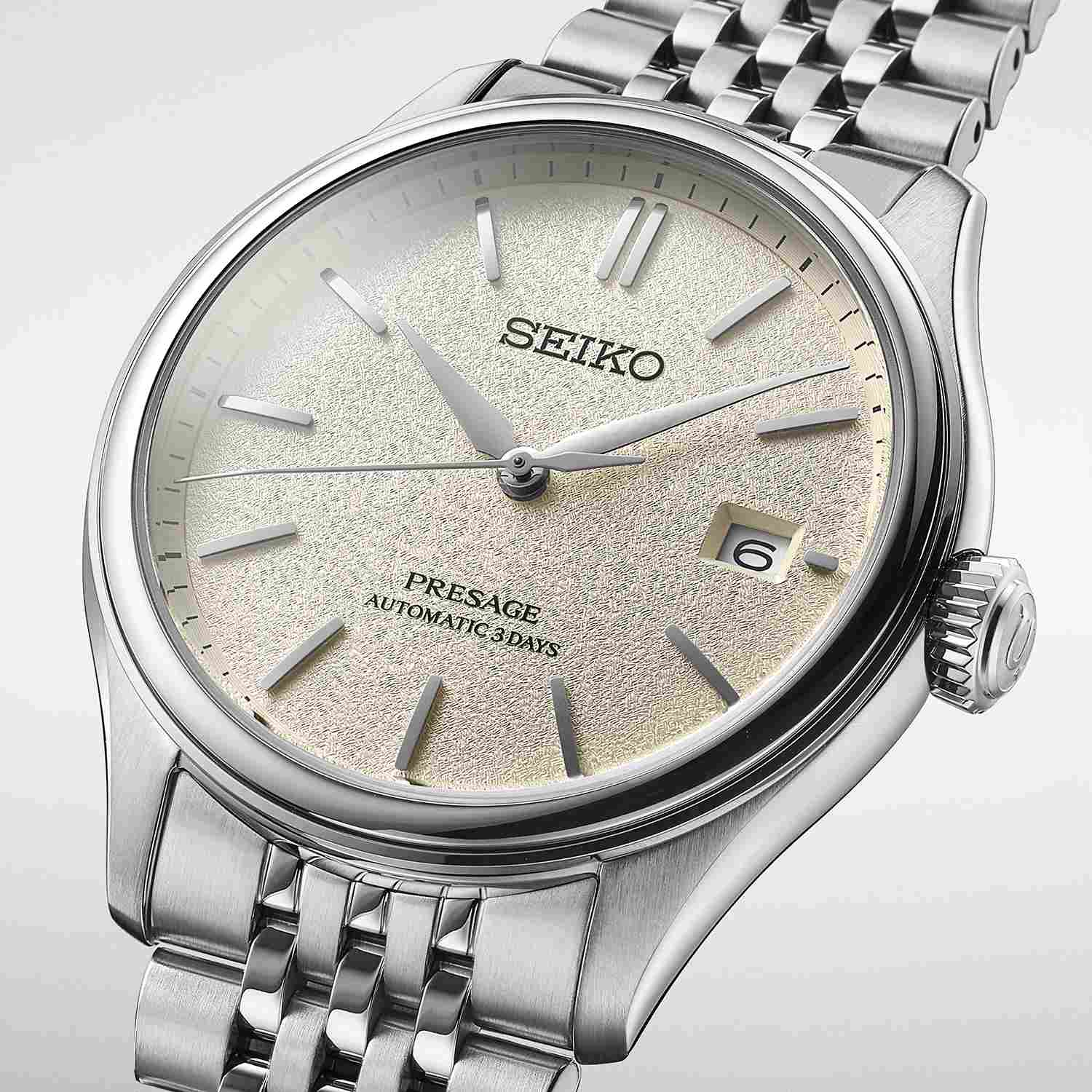 SEIKO Presage Classic Series 'Shiro-Iro' Automatic White Dial 40.2mm Silver Stainless Steel Bracelet SPB463J1 - 5