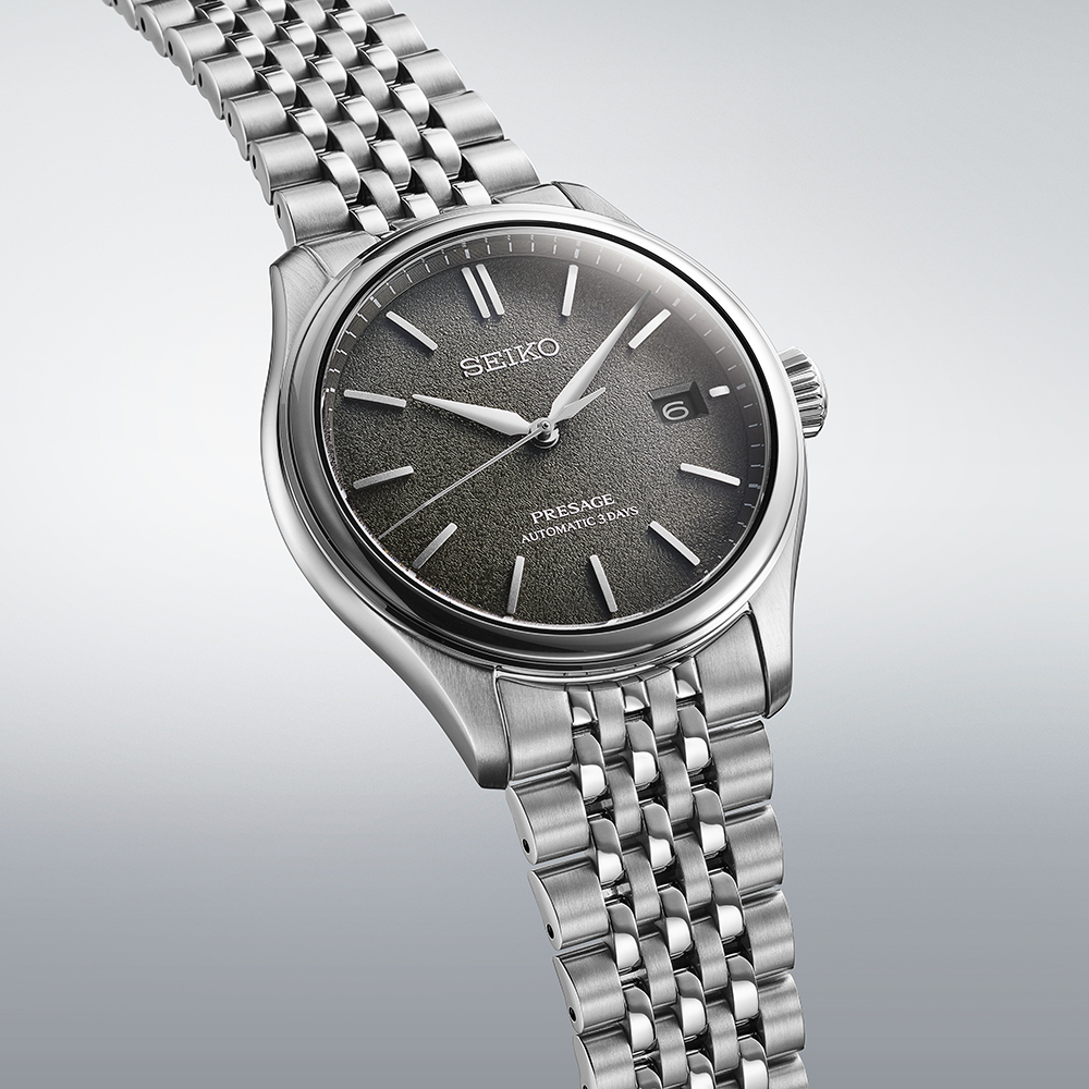 SEIKO Presage Classic Series 'Sensaicha' Automatic Grey Dial 40.2mm Silver Stainless Steel Bracelet SPB465J1 - 