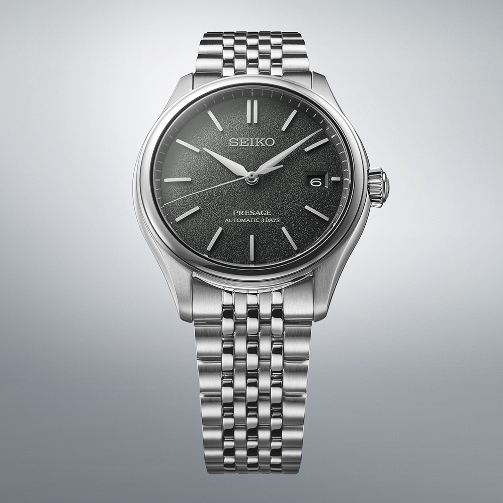 SEIKO Presage Classic Series 'Sensaicha' Automatic Grey Dial 40.2mm Silver Stainless Steel Bracelet SPB465J1 - 3