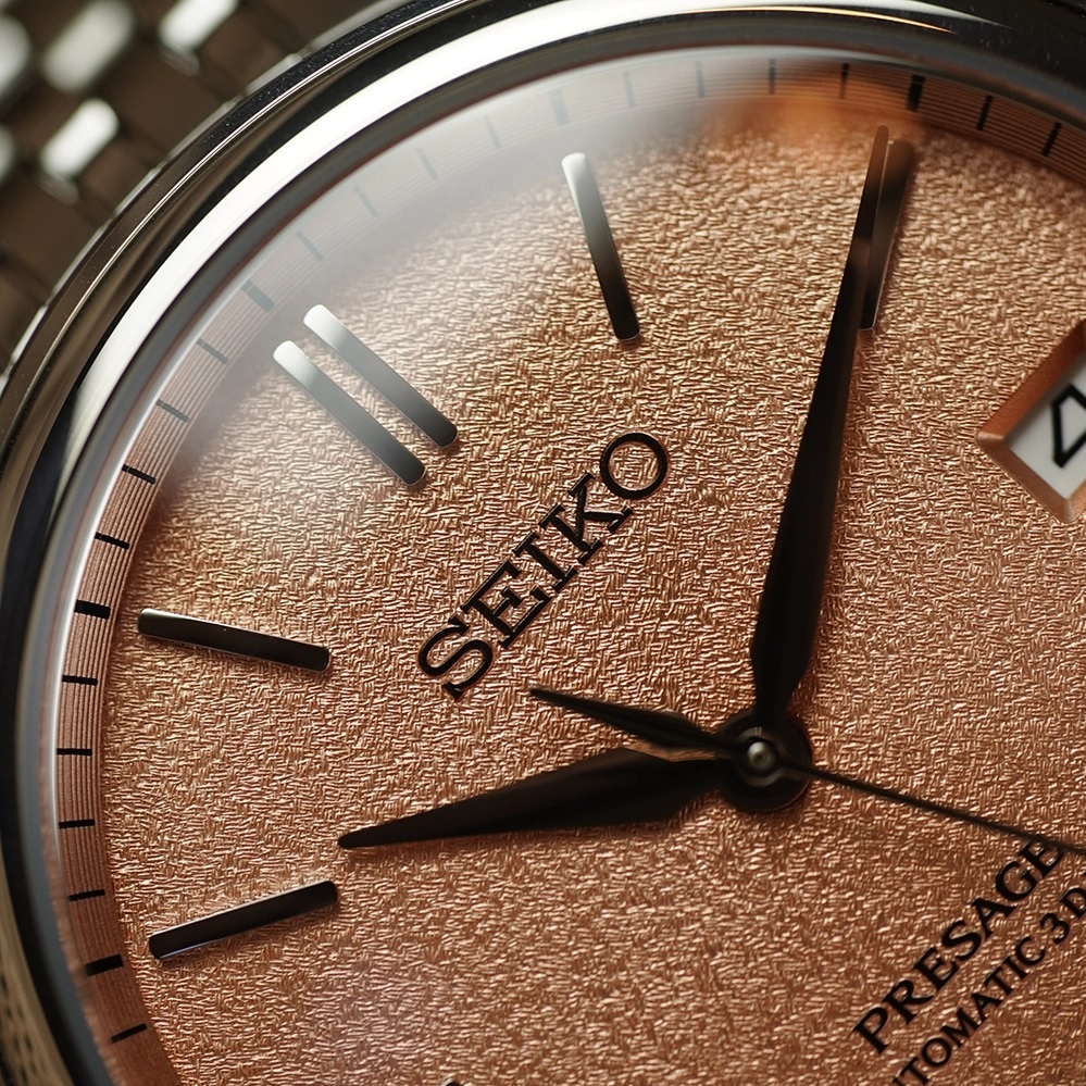 SEIKO Presage Classic Series 'Araigaki' Automatic Beige Dial 40.2mm Silver Stainless Steel Bracelet SPB467J1 - 4