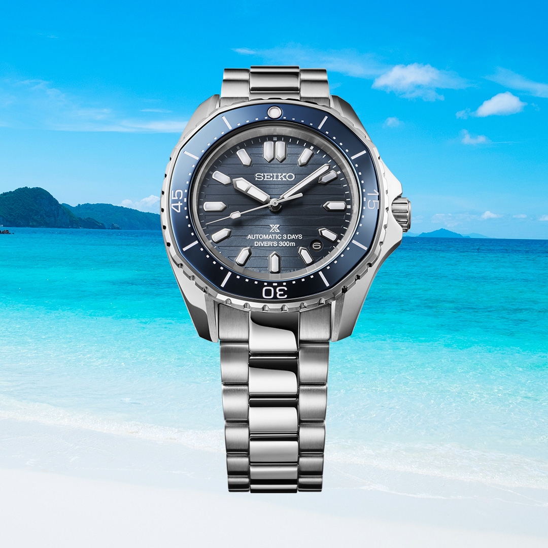 SEIKO Prospex Diver’s Polygonal in Coastline-Cobalt Automatic Blue Dial 41.3mm Silver Stainless Steel Bracelet SPB483J1 - 4