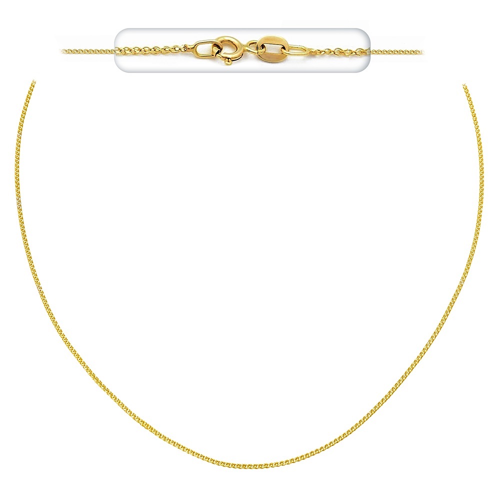 ΑΛΥΣΙΔΑ Σπίγγα Αραιή #1 Κ9 60cm Κίτρινο Χρυσό SQ-2020K.K9.60 - 