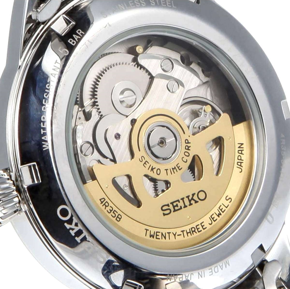 SEIKO Presage Cocktail Time 'Mockingbird ' Automatic 40.5mm Silver Stainless Steel Bracelet SRPE15J1 - 3