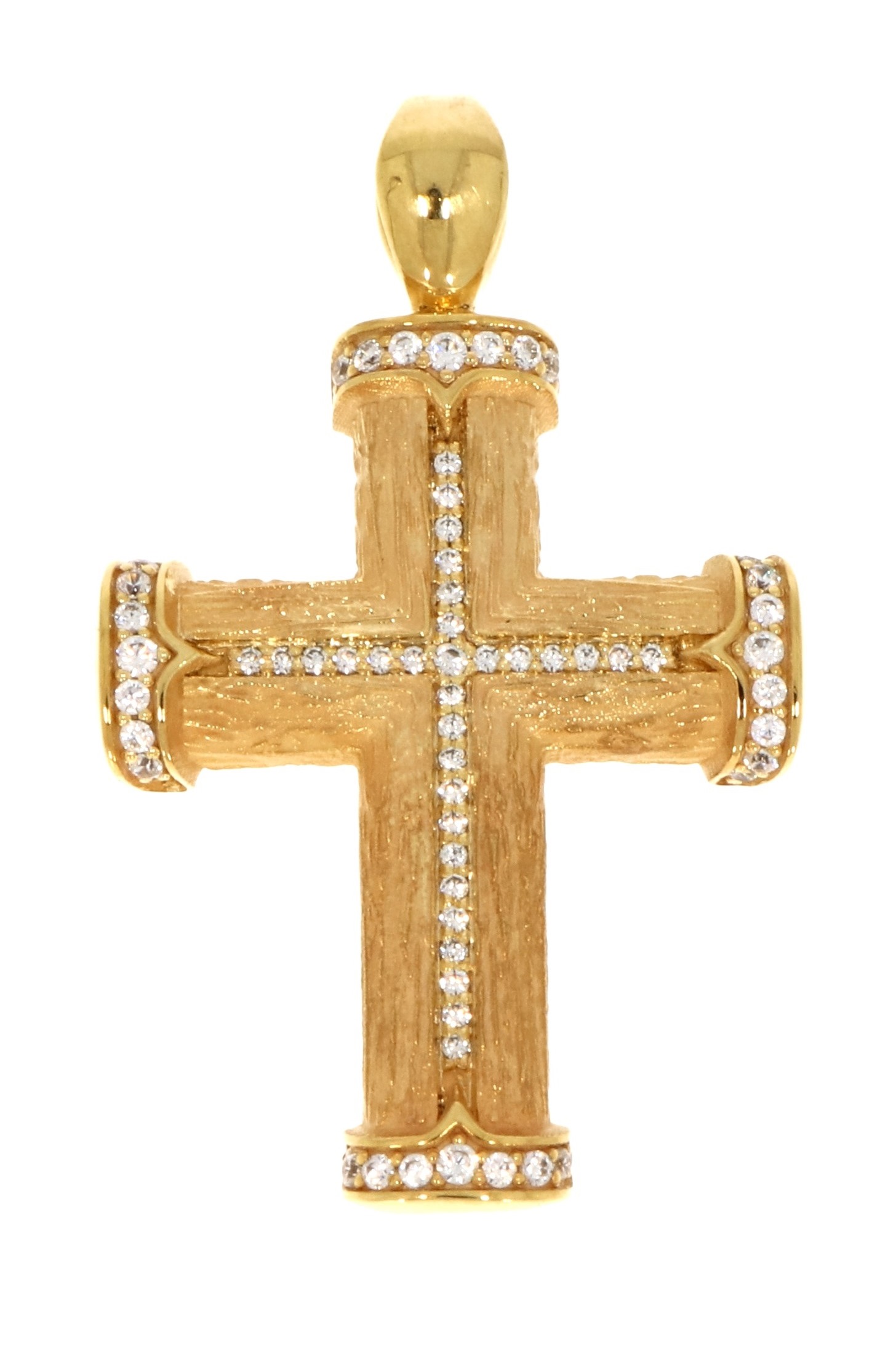 CROSS Women's SENZIO Collection K14 Yellow Gold with Zircon Stones STM138