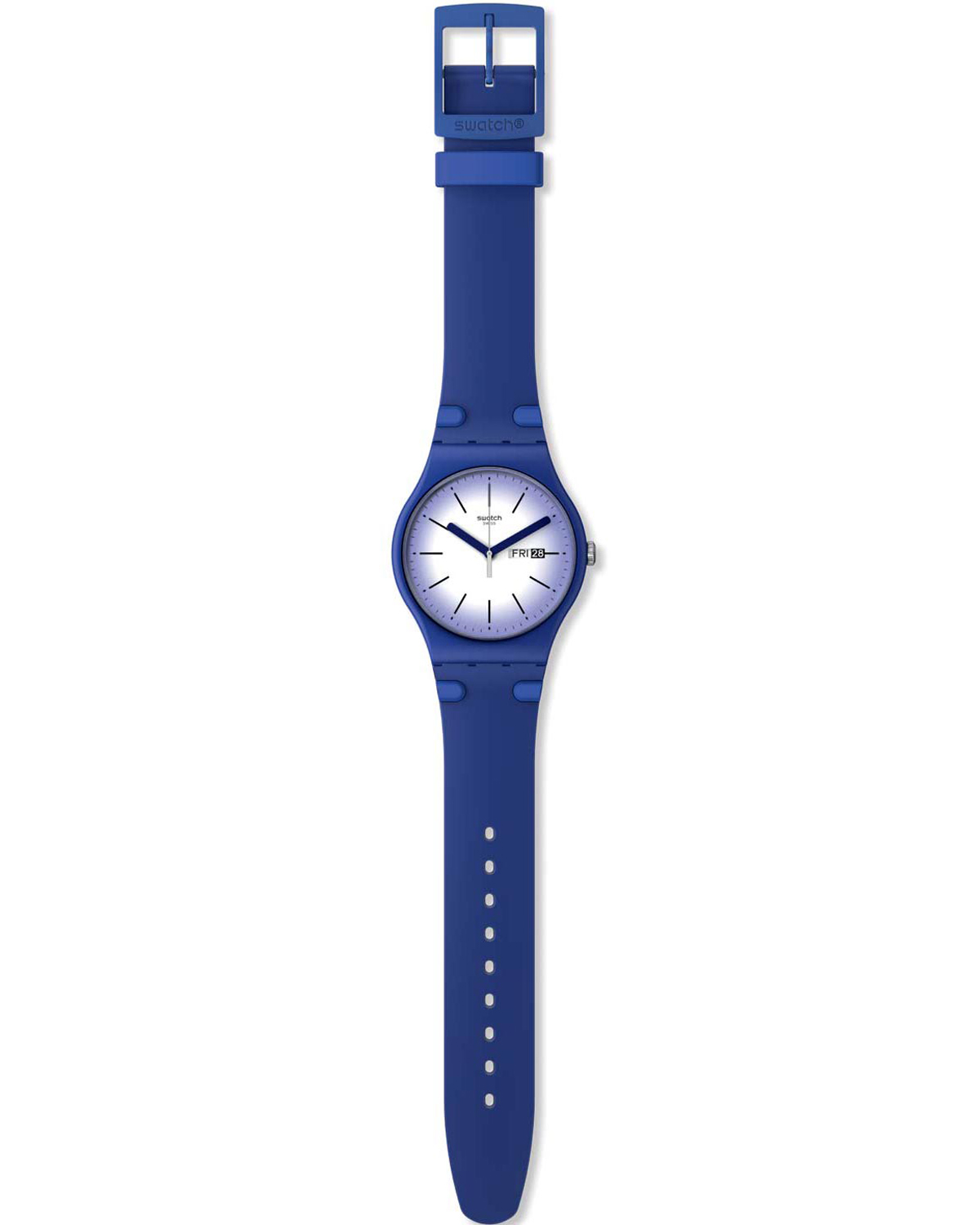 SWATCH Violet Verbena 41mm Blue Silicon Strap SUON716 - 2