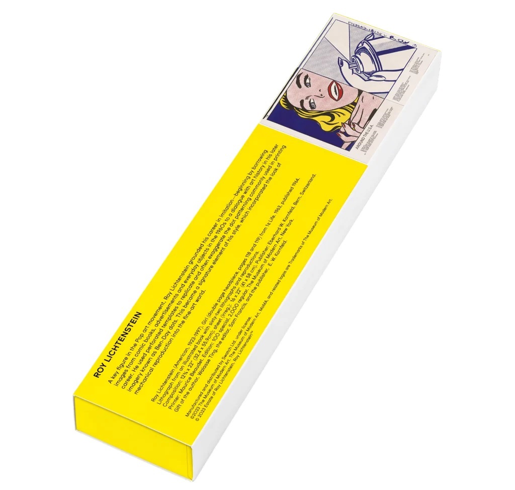 SWATCH Art Journey 2023 Girl by Roy Lichtenstein 41mm Blue Silicon Strap SUOZ352 - 9