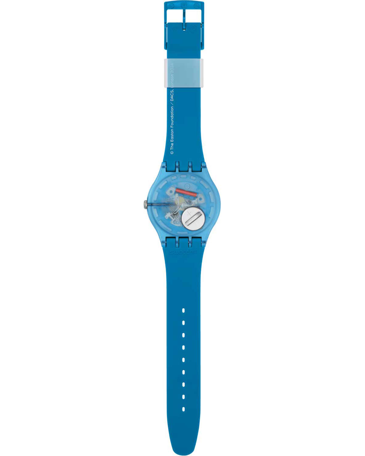 SWATCH X Tate Gallery Spirals by Louise Bourgeois 41mm Multicolor Rubber Strap SUOZ364 - 4