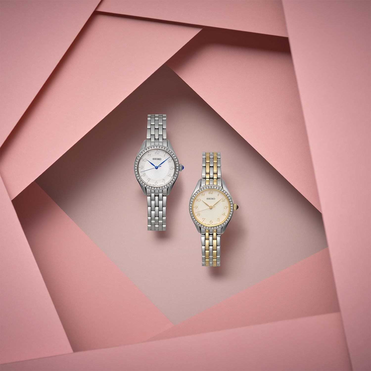 SEIKO Caprice Crystals 29mm Silver Stainless Steel Bracelet SUR479P1 - 2