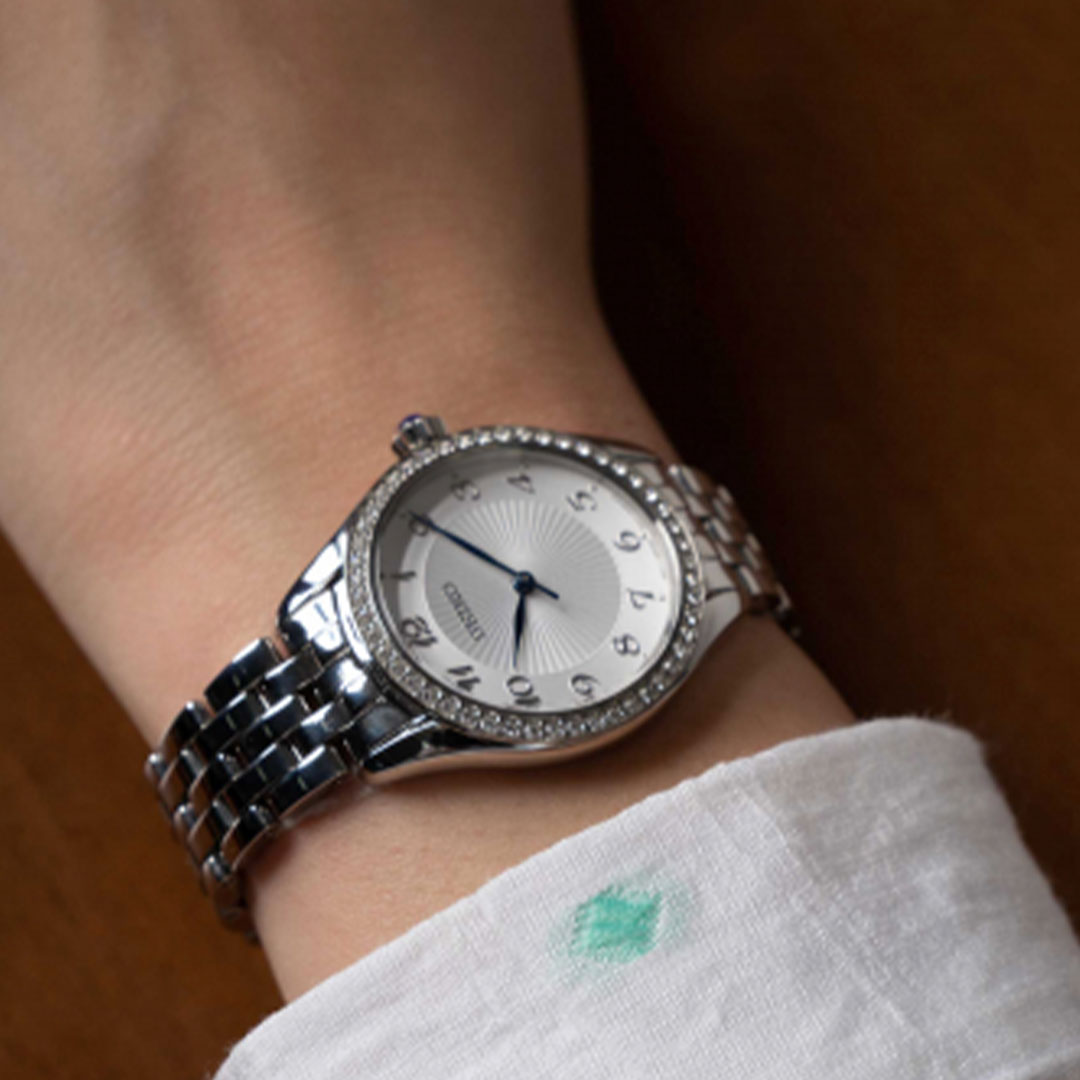 SEIKO Caprice Crystals 29mm Silver Stainless Steel Bracelet SUR479P1 - 4