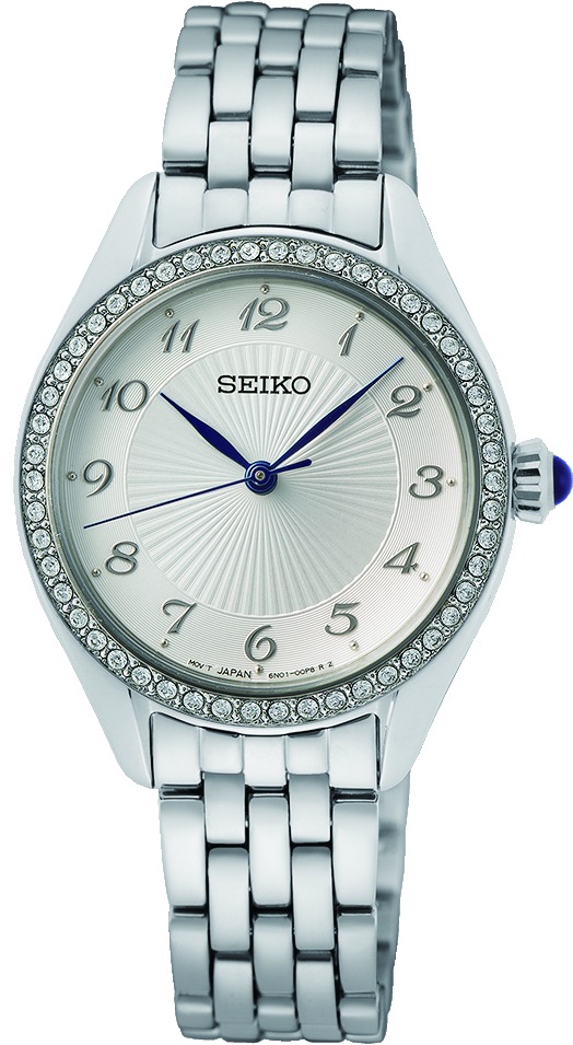 SEIKO Caprice Crystals 29mm Silver Stainless Steel Bracelet SUR479P1 - 1