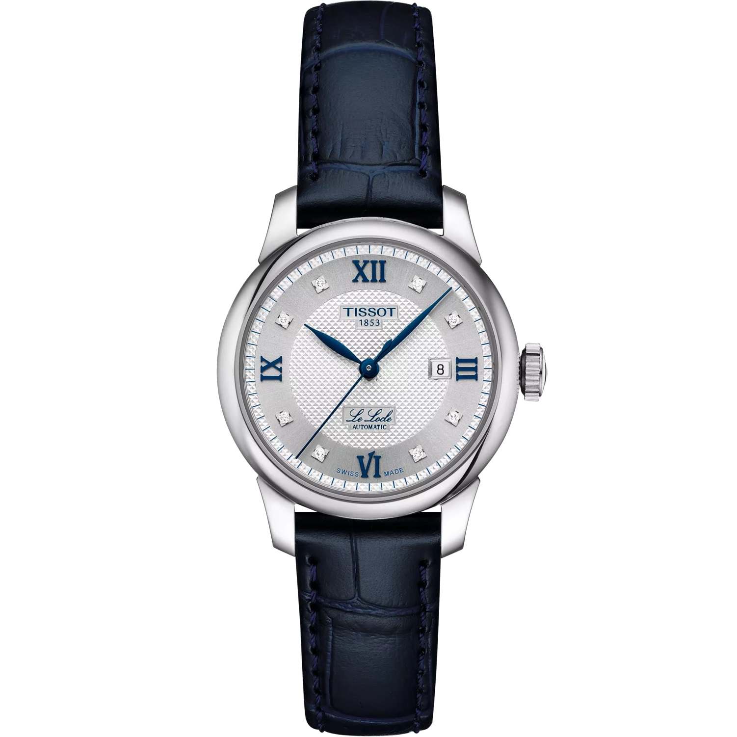 TISSOT Le Locle Automatic Lady's 20th Anniversary Silver Dial with Diamonds 29mm Silver Stainless Steel Bracelet T006.207.11.036.01 - 3