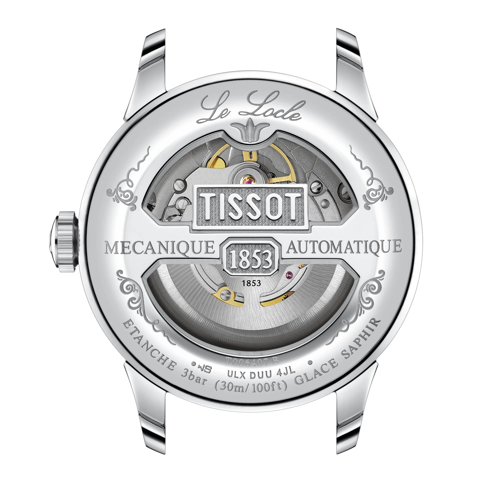 TISSOT Le Locle Powermatic 80 Green Dial 39.3mm Silver Stainless Steel Bracelet T006.407.11.093.00 - 3
