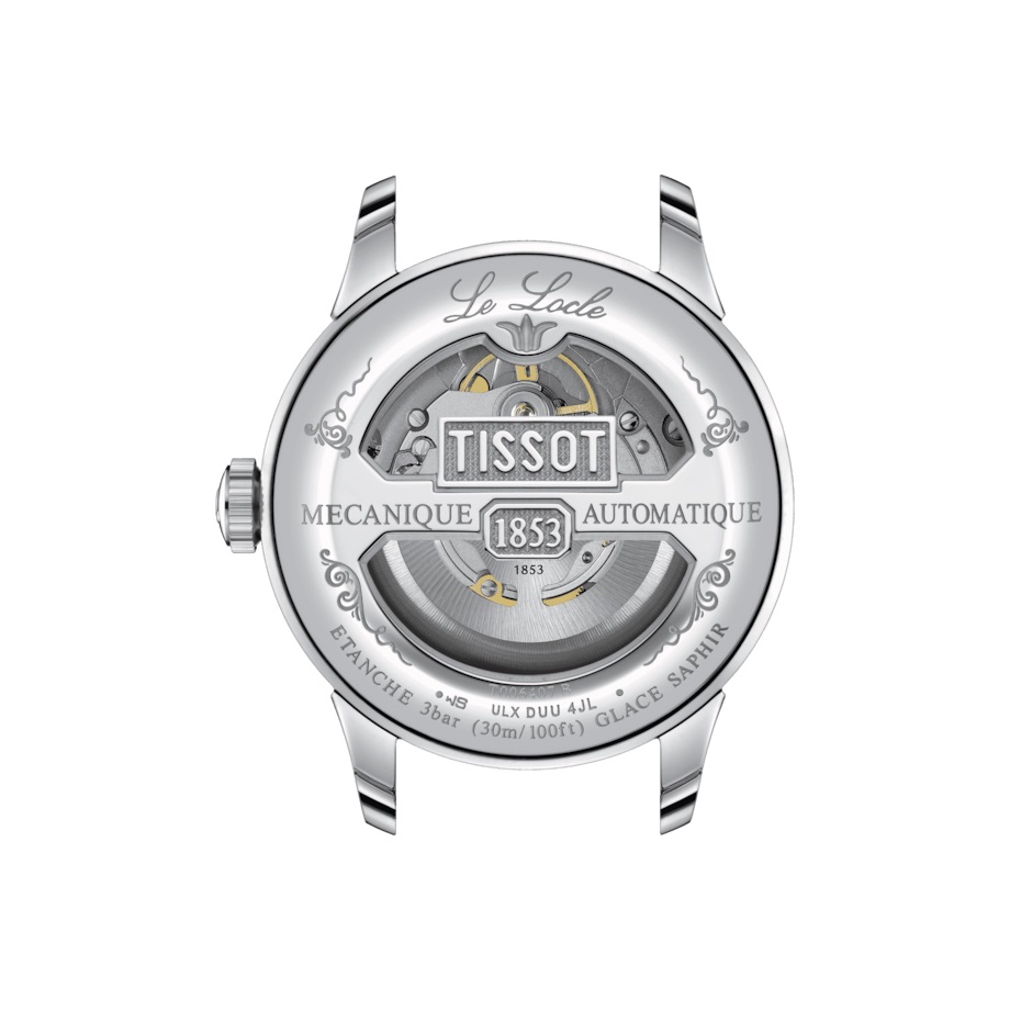 TISSOT Le Locle Powermatic 80 20th Anniversary Silver Dial 39.3mm Silver Stainless Steel Bracelet T006.407.11.033.03 - 5