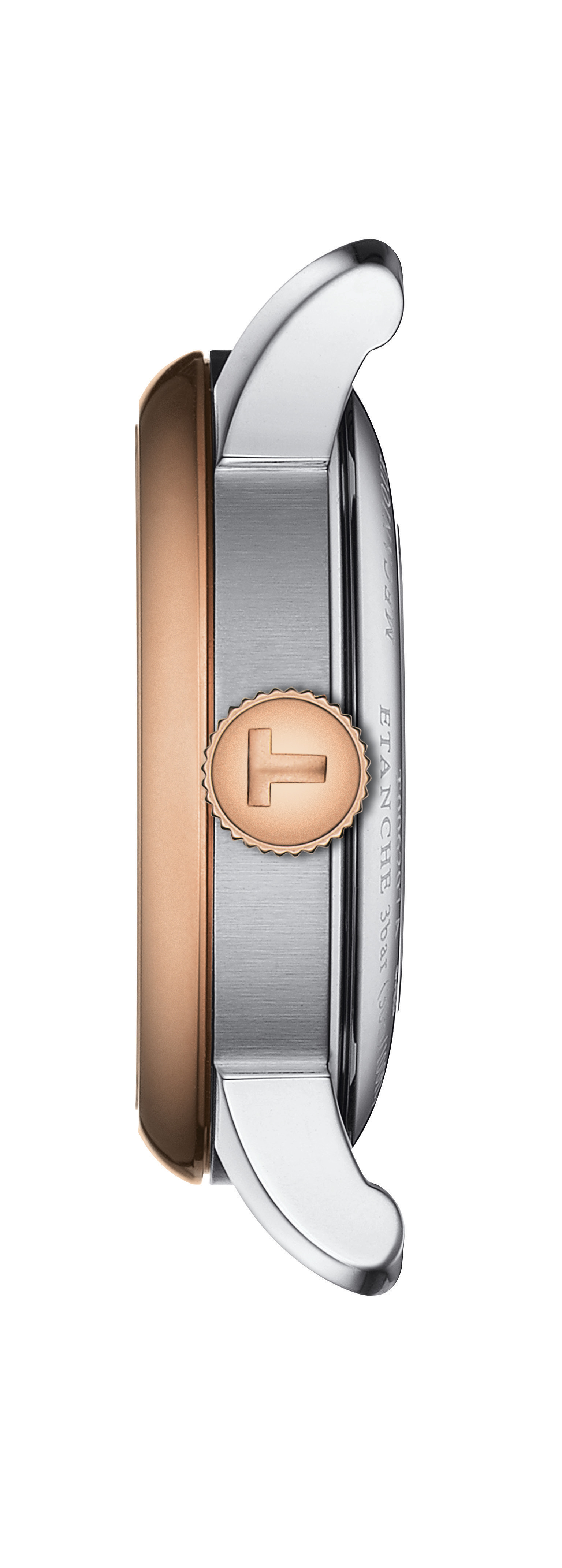 TISSOT Le Locle Automatic Lady's Diamonds White Pearl Dial 29mm Two Tone Rose Gold Stainless Steel Bracelet T006.207.22.116.00 - 