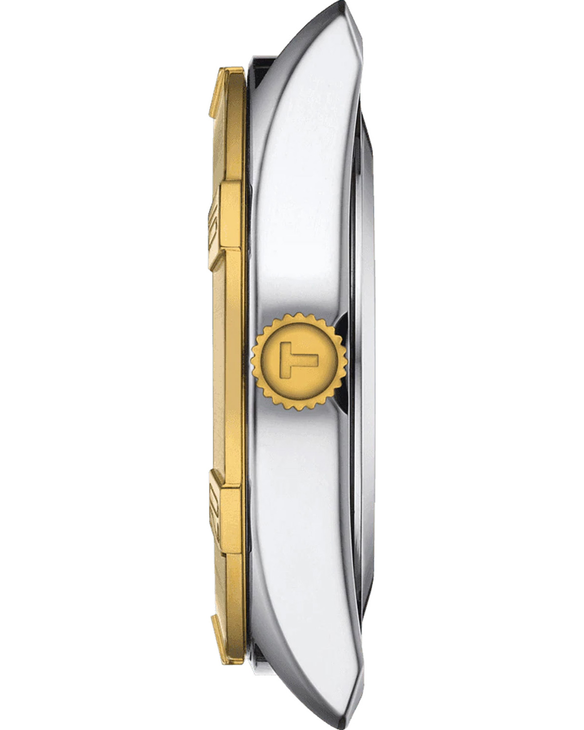 TISSOT PR 100 Sport Chic Mother of Pearl Dial 36mm Two Tone Gold Stainless Steel Bracelet T101.910.22.111.00 - 