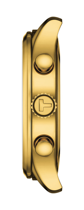 TISSOT XL Classic Chronograph Black Dial 45mm Gold Stainless Steel Bracelet T116.617.33.051.00 - 3