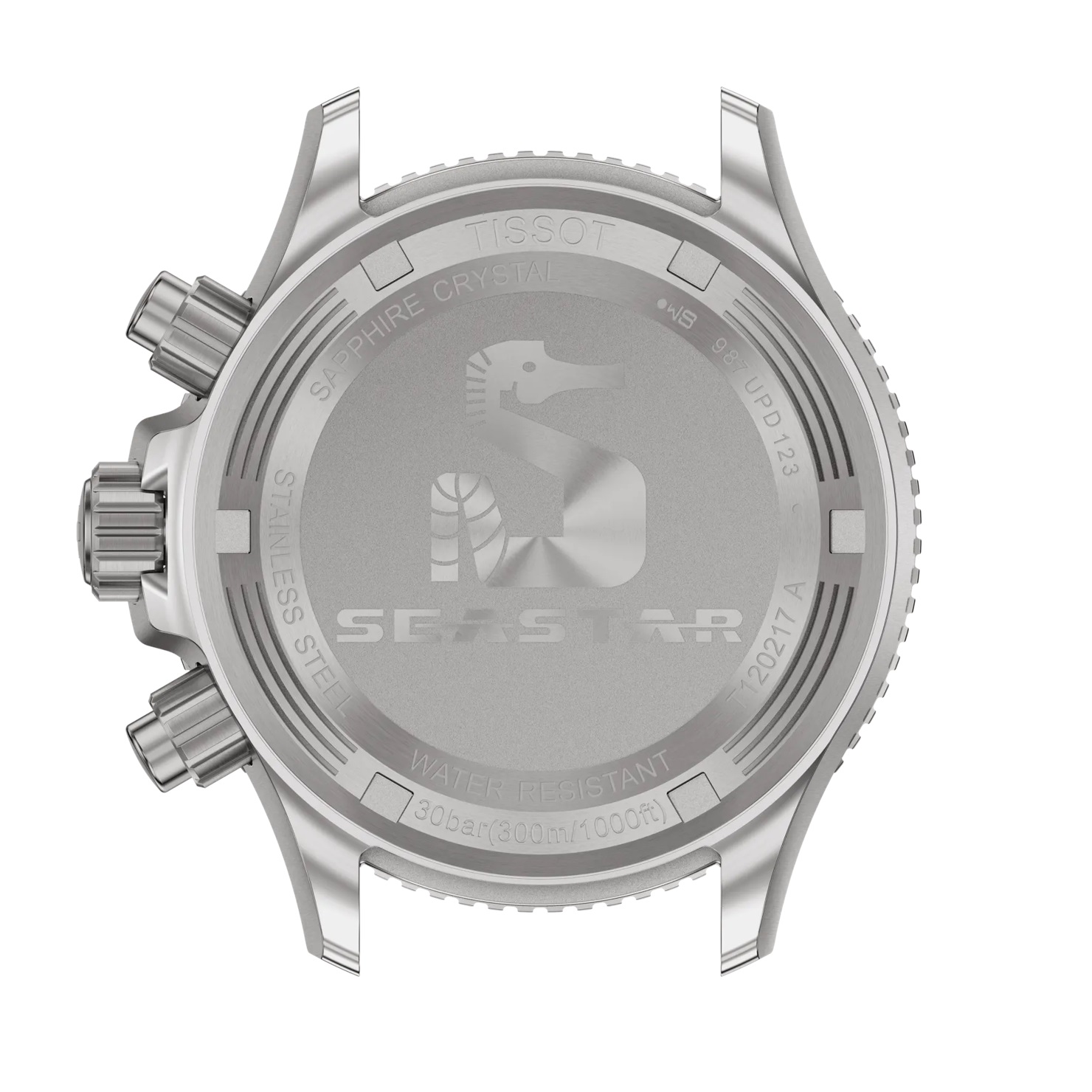 TISSOT Seastar 1000 Quartz Chronograph Gray Gradient Dial 38mm Silver Stainless Steel Bracelet T120.217.11.061.00 - 4
