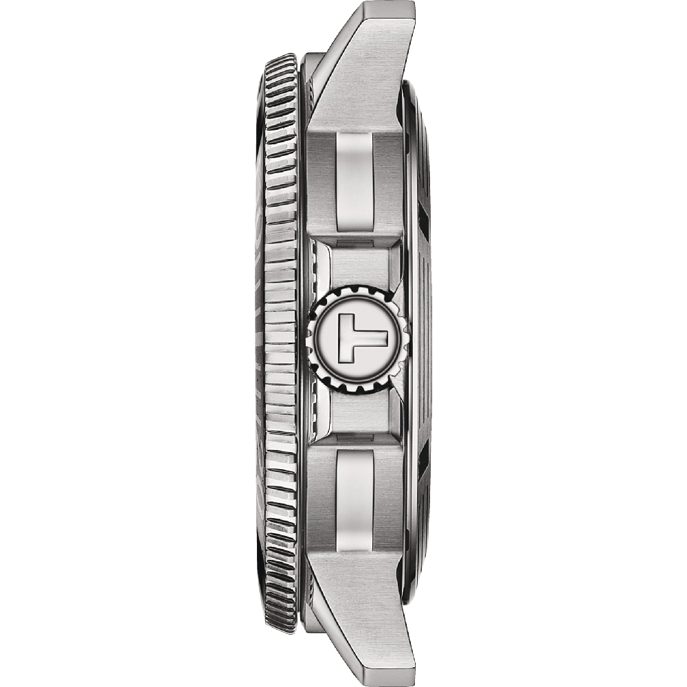 TISSOT Seastar 1000 Powermatic 80 Black Dial 43mm Silver Stainless Steel Bracelet T120.407.11.051.00 - 4