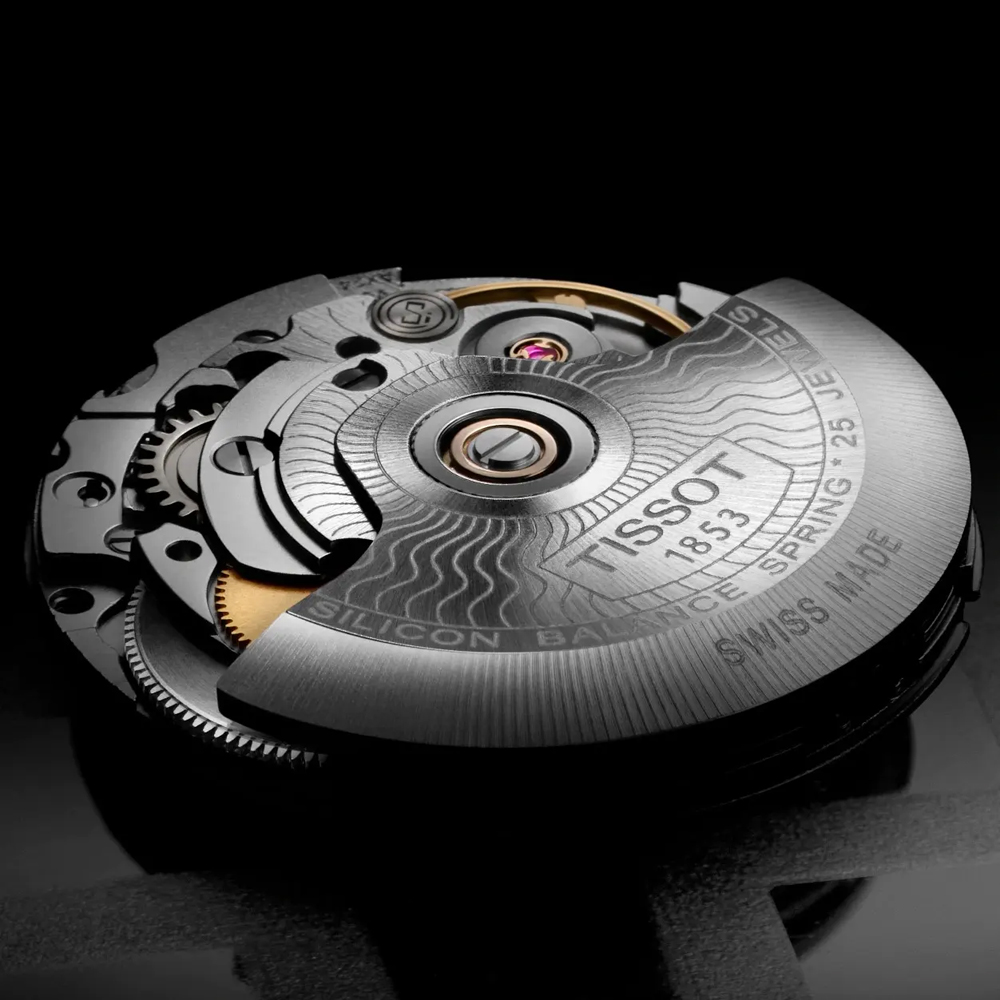 TISSOT Seastar 1000 Powermatic 80 Black Dial 43mm Silver Stainless Steel Bracelet T120.407.11.051.00 - 3