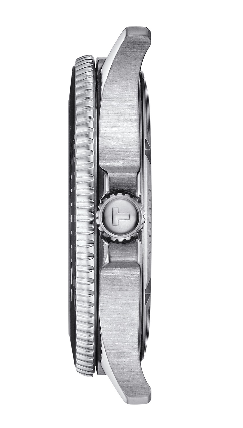 TISSOT Seastar 1000 Quartz Black Dial 40mm Silver Stainless Steel Bracelet T120.410.11.051.00 - 3
