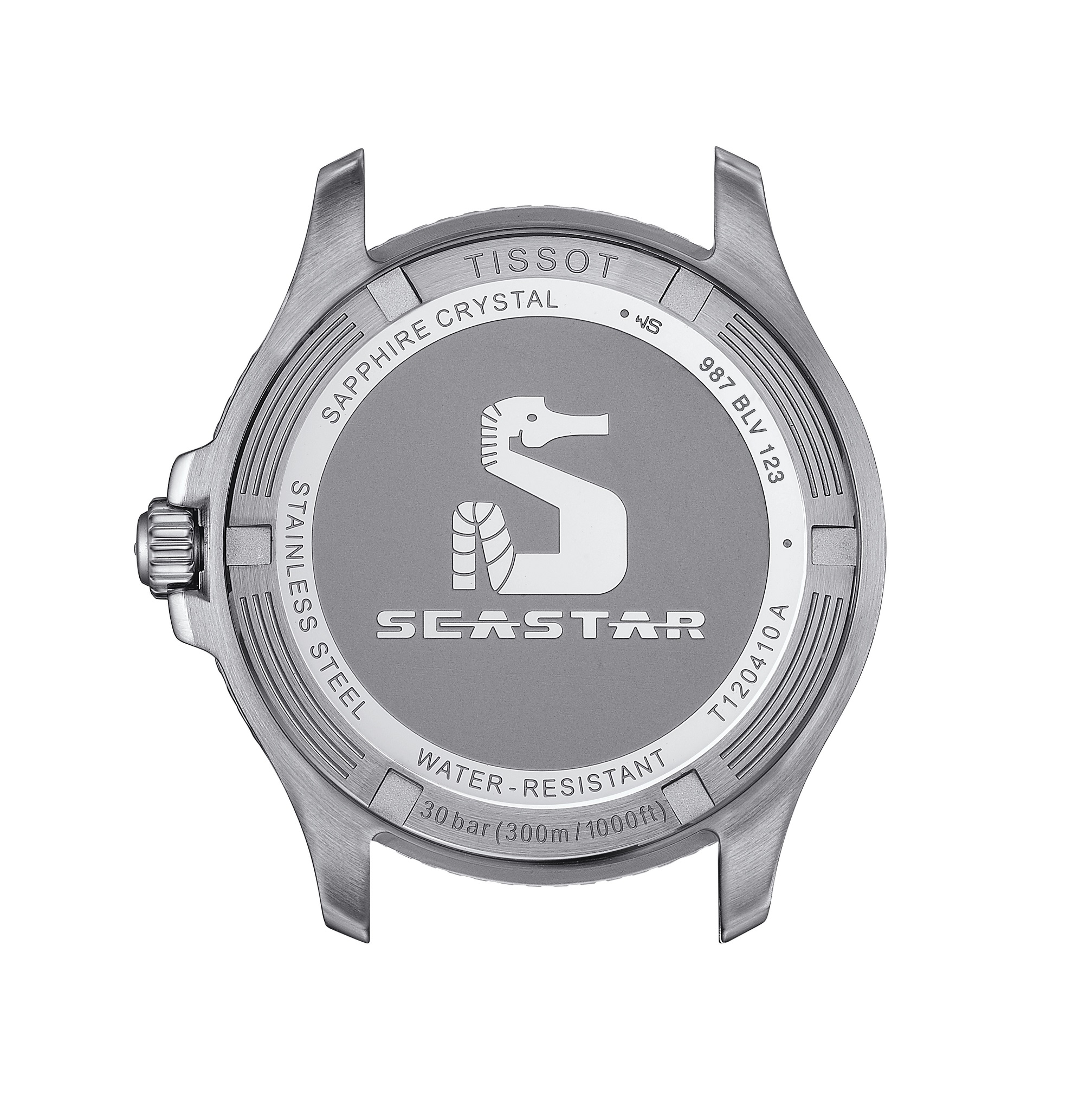 TISSOT Seastar 1000 Quartz Black Dial 40mm Silver Stainless Steel Bracelet T120.410.11.051.00 - 