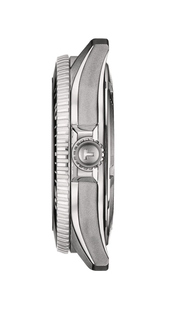 TISSOT Seastar 1000 Powermatic 80 Graded Grey-Black Dial 40mm Silver Stainless Steel Bracelet T120.807.11.051.00 - 3