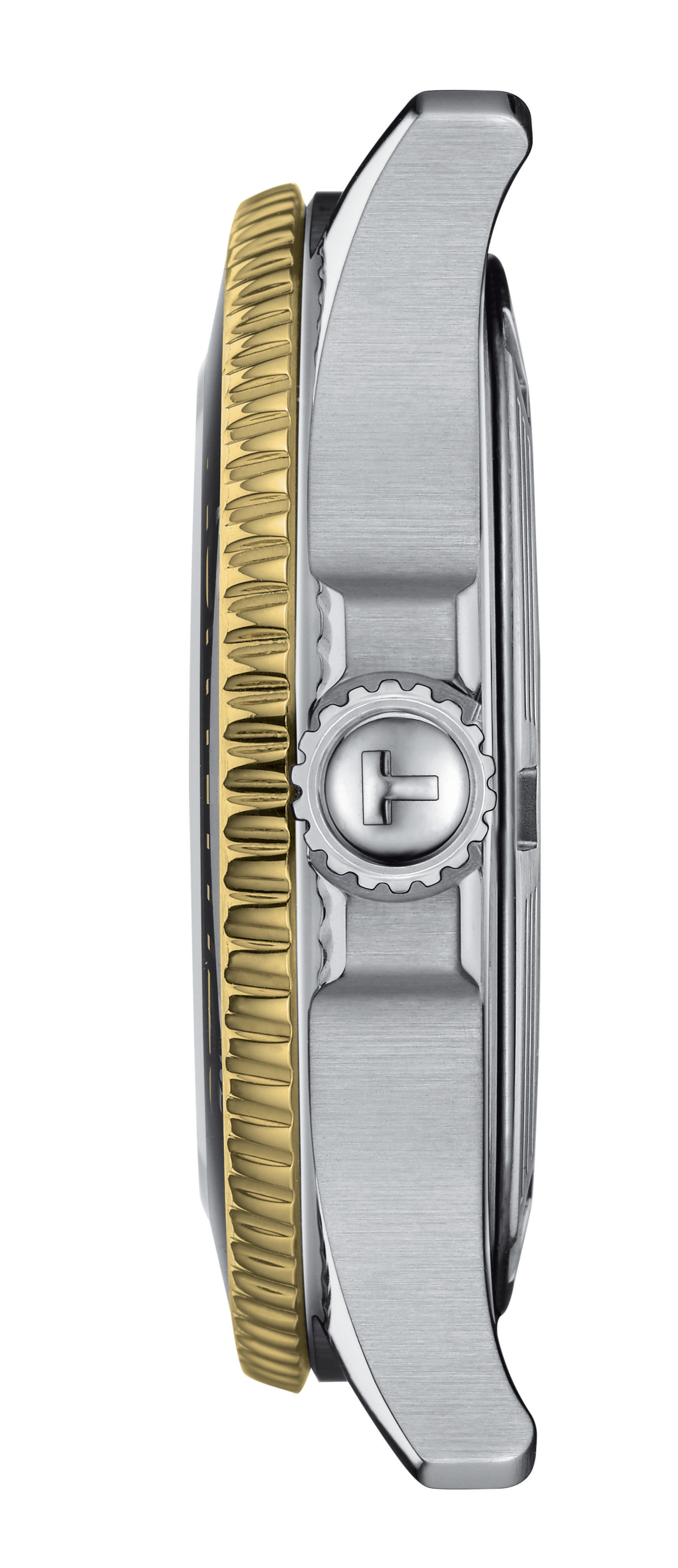 TISSOT Seastar 1000 Quartz Black Dial 36mm Two Tone Gold Stainless Steel Bracelet T120.210.22.051.00 - 