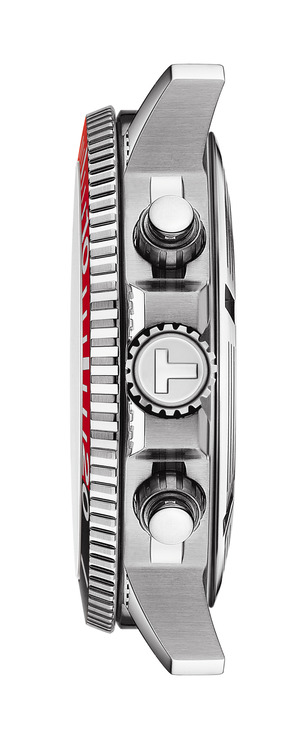 TISSOT Seastar 1000 Chronograph Black Dial 45.5mm Silver Stainless Steel Bracelet T120.417.11.051.01 - 