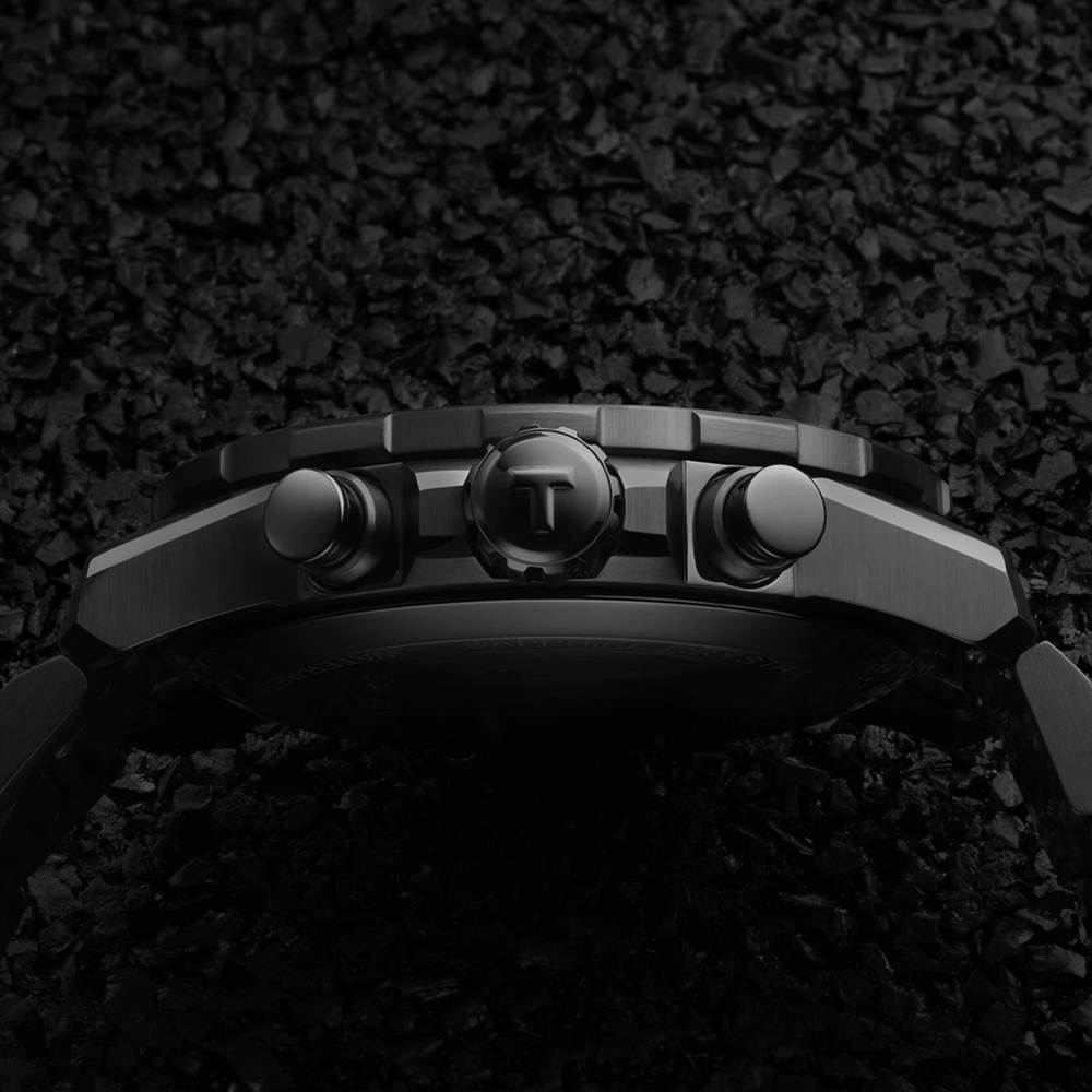 TISSOT Supersport Chronograph Black Dial 45.5mm Black Stainless Steel Bracelet T125.617.33.051.00 - 5