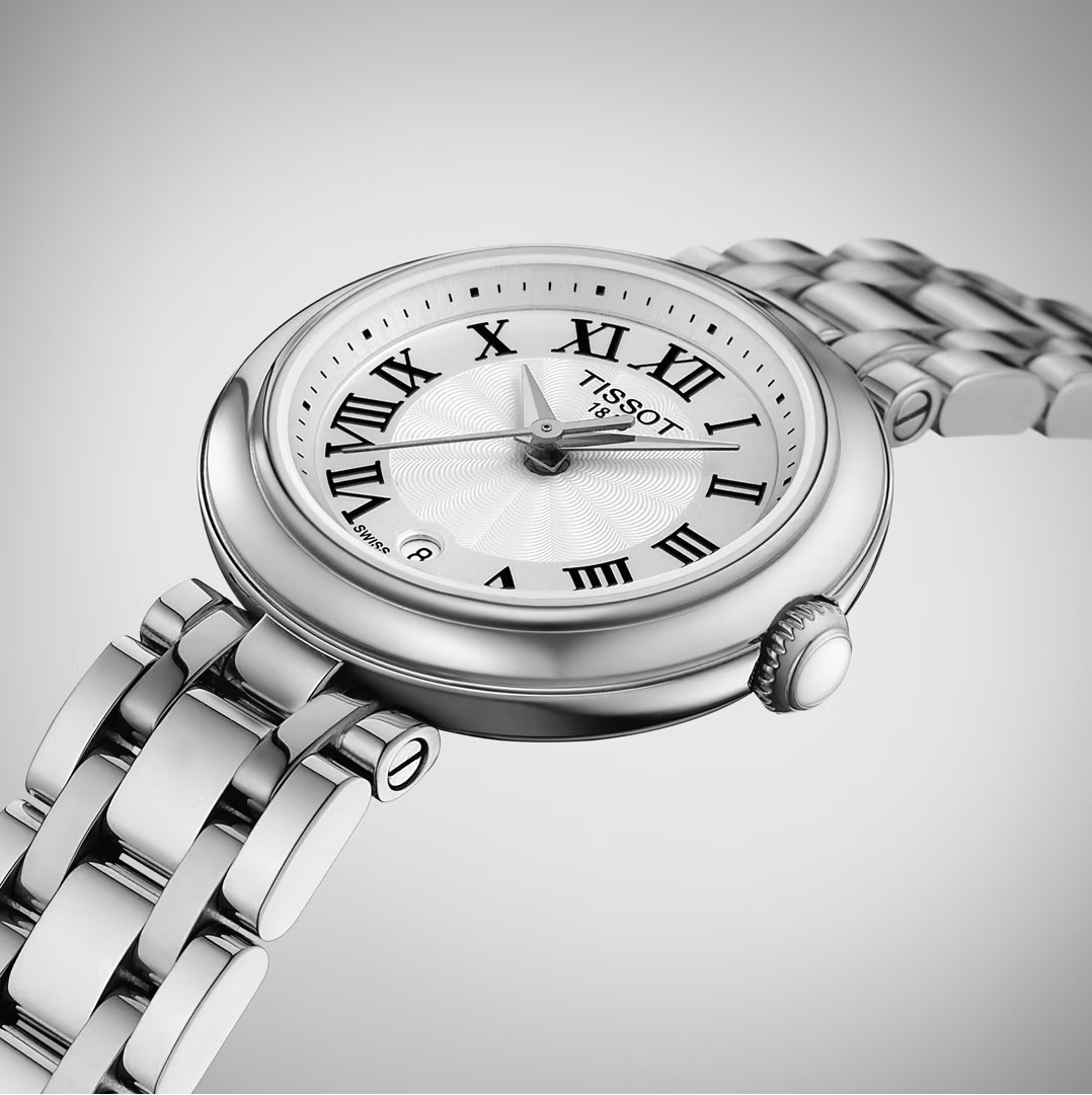 TISSOT Bellissima White Dial 26mm Silver Stainless Steel Bracelet T126.010.11.013.00 - 4