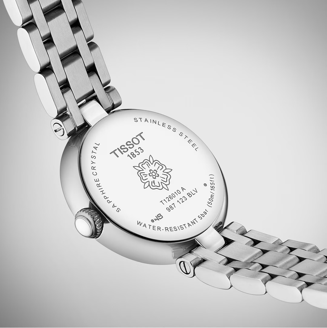 TISSOT Bellissima White Dial 26mm Silver Stainless Steel Bracelet T126.010.11.013.00 - 5