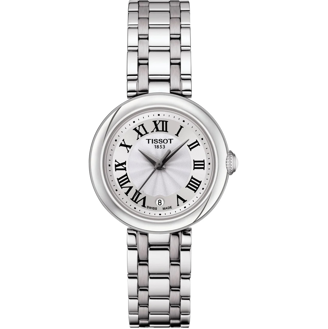 TISSOT Bellissima White Dial 26mm Silver Stainless Steel Bracelet T126.010.11.013.00 - 1