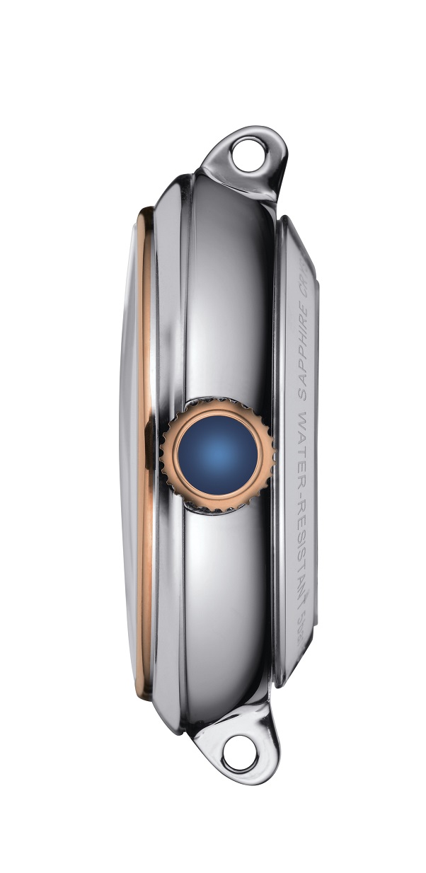 TISSOT Bellissima Automatic Silver Dial 29mm Two Tone Rose Gold Stainless Steel Bracelet T126.207.22.013.00 - 3