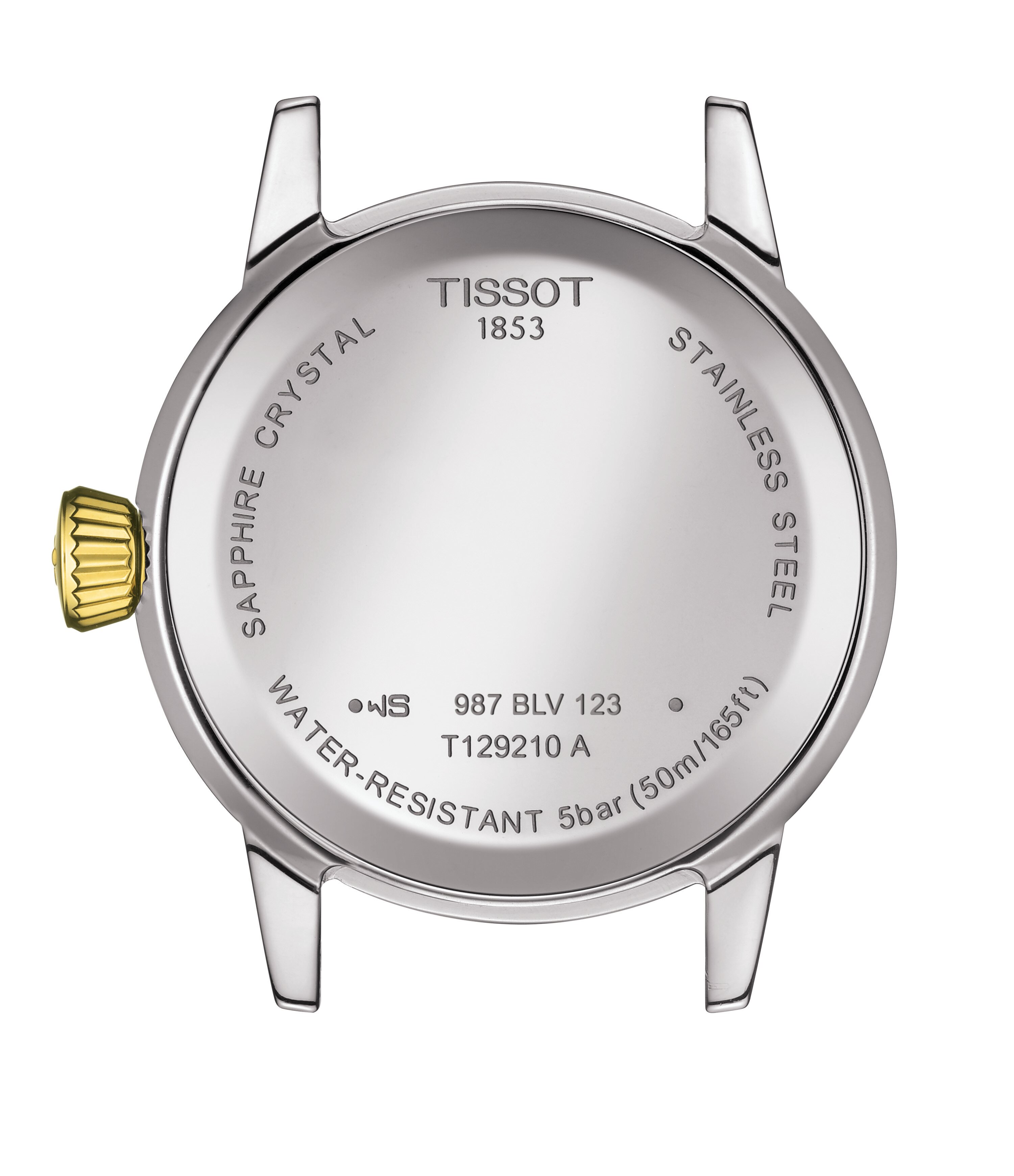 TISSOT Classic Dream Lady's Silver Dial 28mm Two Tone Gold Stainless Steel Bracelet T129.210.22.031.00 - 3