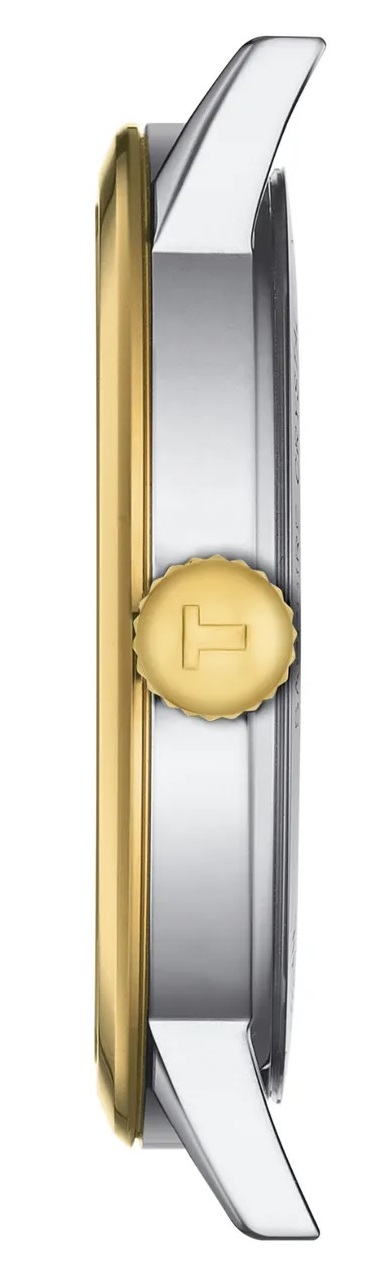 TISSOT Classic Dream Silver Dial 42mm Two Tone Gold Stainless Bracelet T129.410.22.031.00 - 2