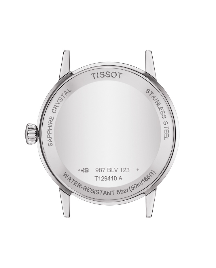 TISSOT Classic Dream White Dial 42mm Silver Stainless Steel Brown Leather Strap T129.410.16.013.00 - 3