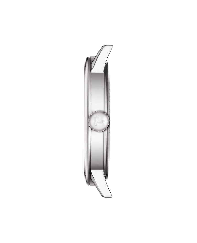 TISSOT Classic Dream White Dial 42mm Silver Stainless Steel Brown Leather Strap T129.410.16.013.00 - 