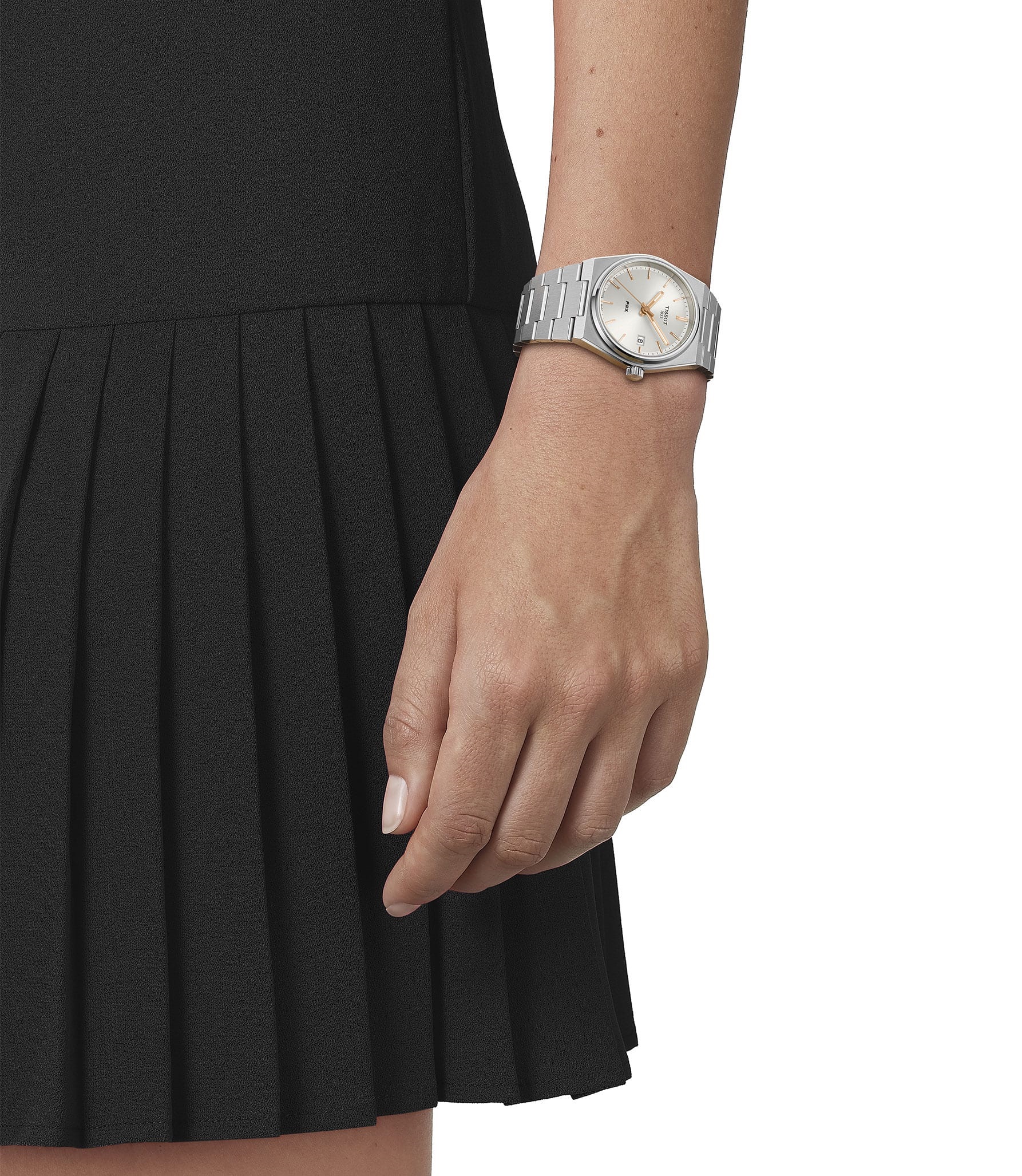 TISSOT PRX 35 Silver Dial Quartz 35mm Silver Stainless Steel Bracelet T137.210.11.031.00 - 