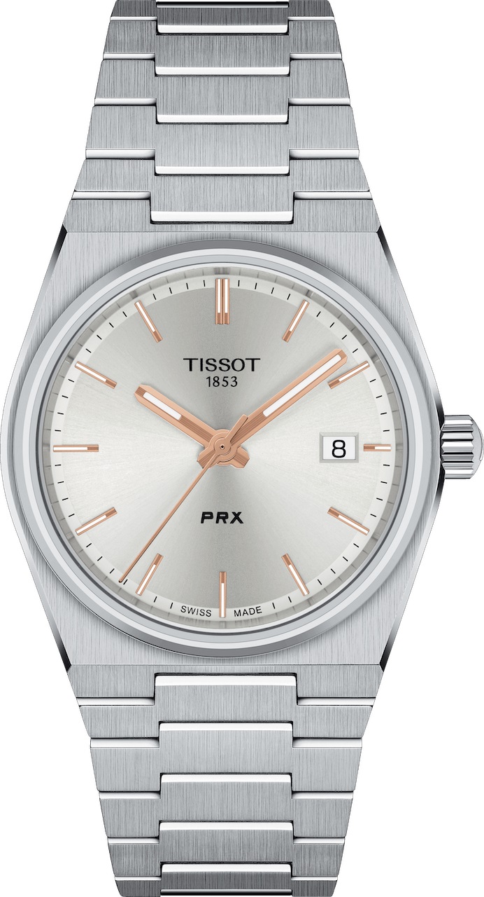 TISSOT PRX 35 Silver Dial Quartz 35mm Silver Stainless Steel Bracelet T137.210.11.031.00 - 
