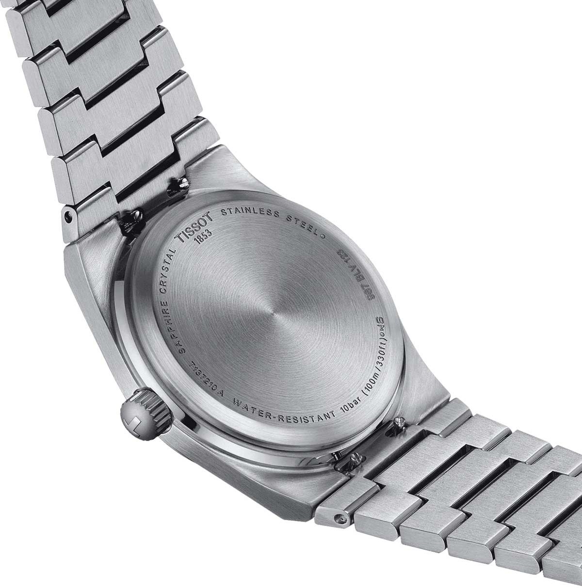 TISSOT PRX 35 Light Blue Dial Quartz 35mm Silver Stainless Steel Bracelet T137.210.11.351.00 - 6