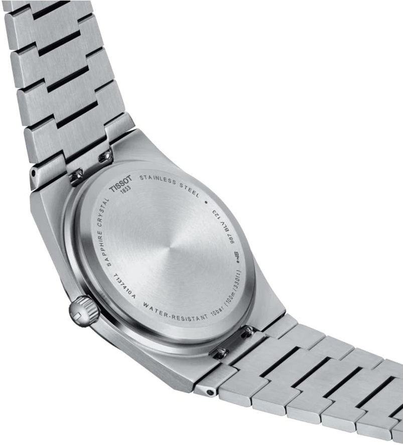TISSOT PRX 40 Green Dial Quartz 40mm Silver Stainless Steel Bracelet T137.410.11.091.00 - 4