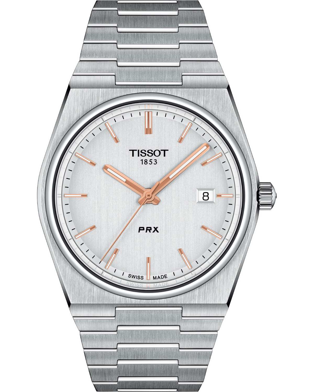 TISSOT PRX 40 Silver Dial Quartz 40mm Silver Stainless Steel Bracelet T137.410.11.031.00 - 